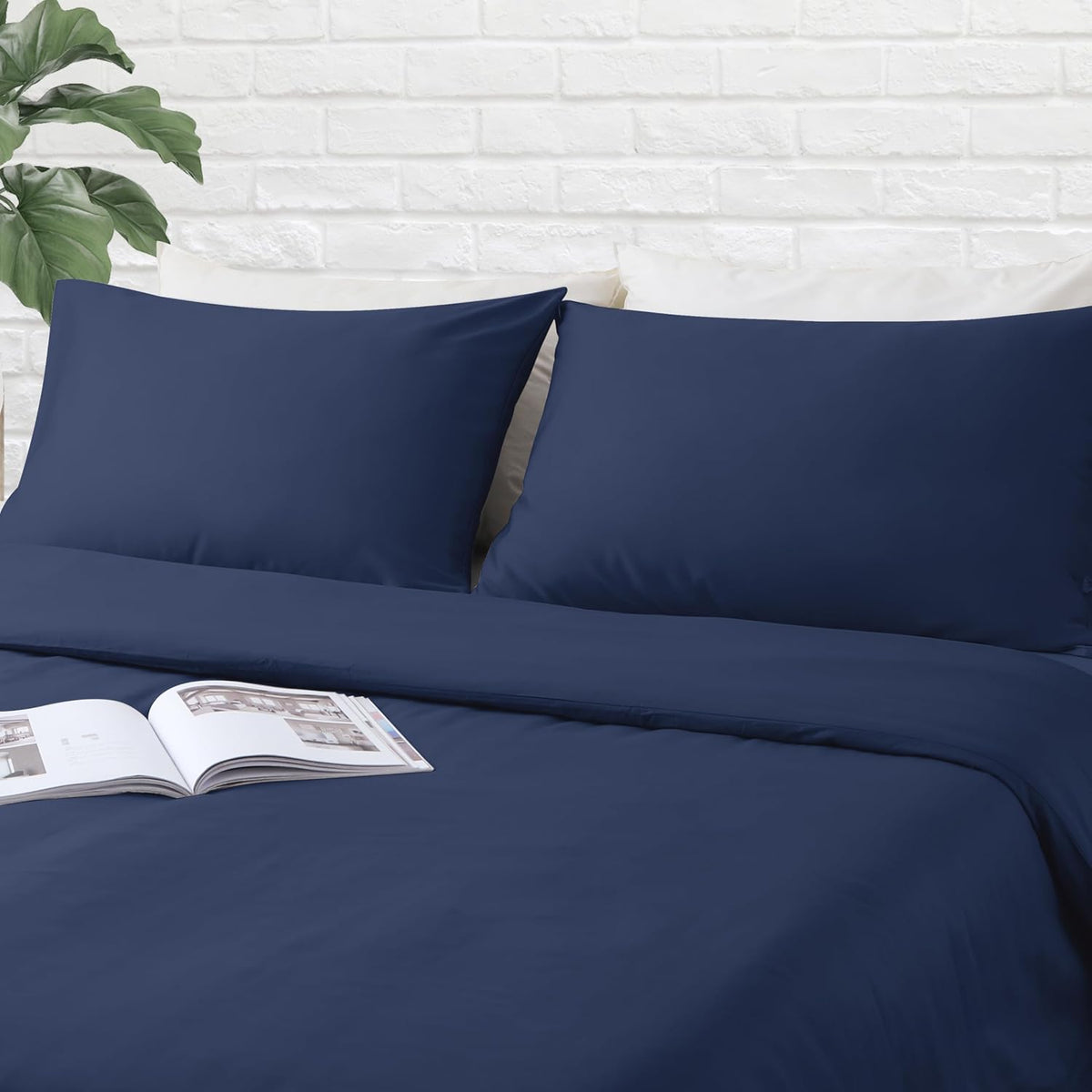 Queen 2Pack cotton pillowcases, alternate view 7