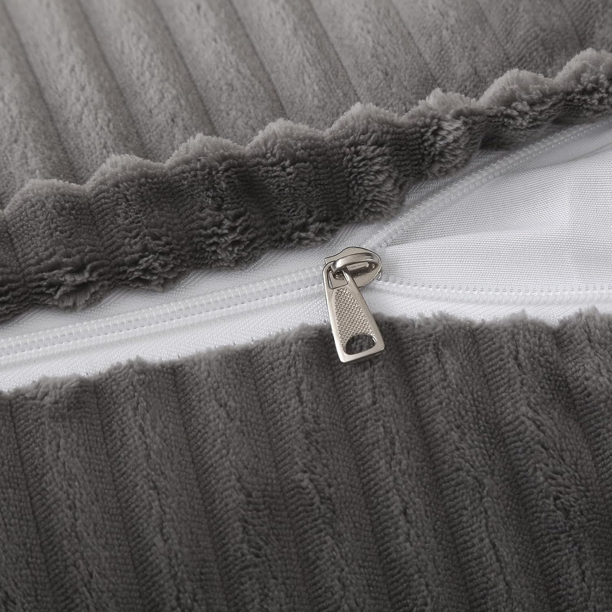 Small 16*14*7in polyester backrest pillows in Grey, alternate view 8