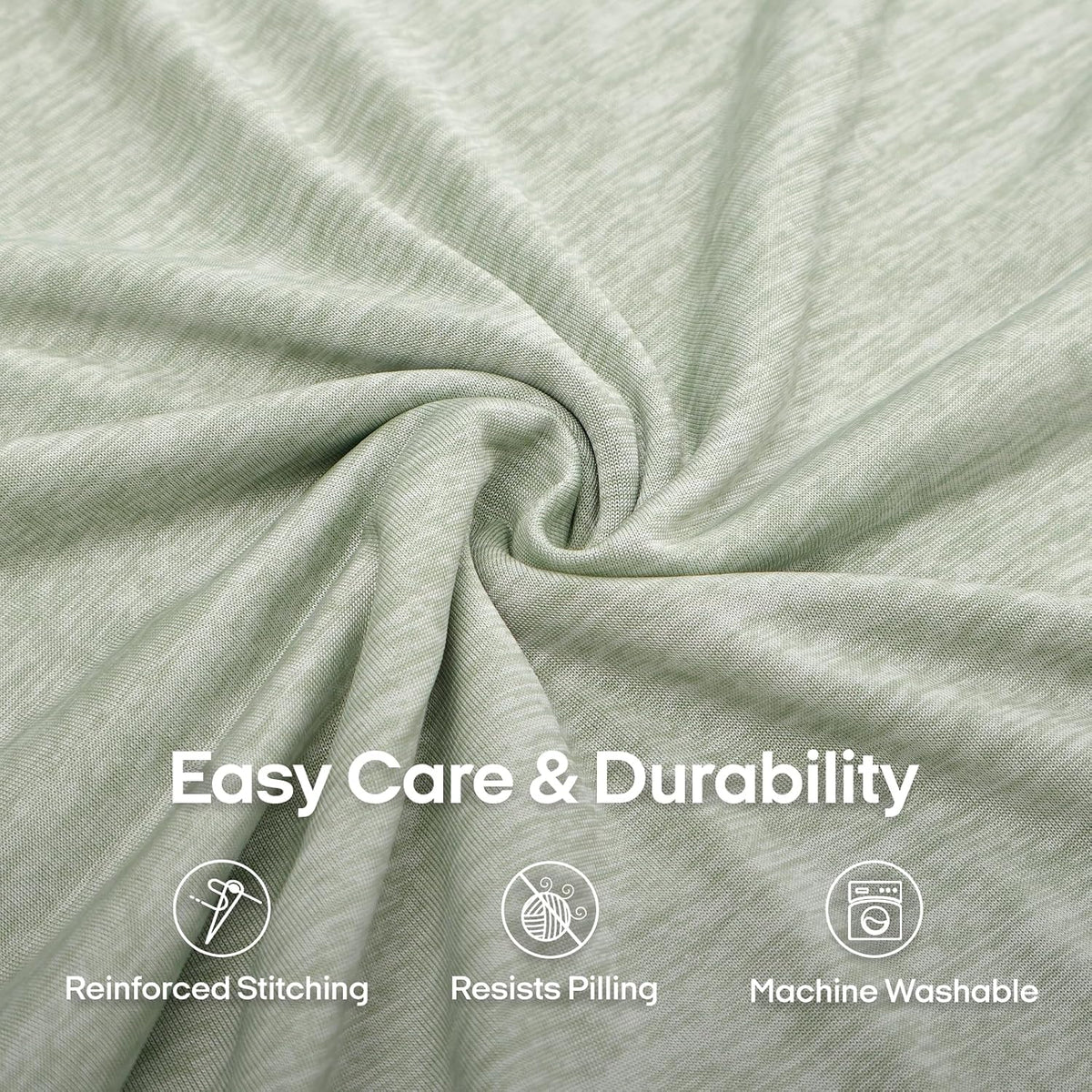 20 × 54 inch body pillows in Green, alternate view 3