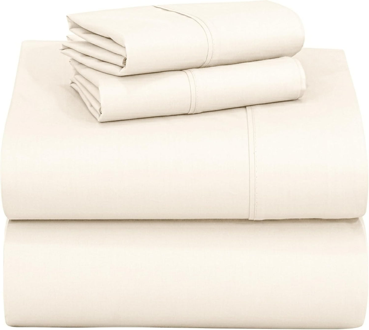 King cotton bedding sets in Cream White